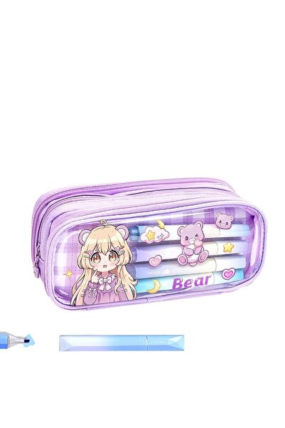 Meyra Accessories fata anime și ursuleț de pluș, pachet de pisică model de ie...