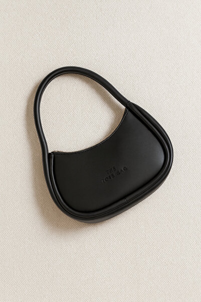 Nova Black Mini Oval Handbag