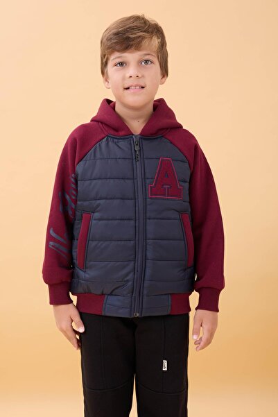 Perendi Момчешка качула с плюшена подплата и качулка – тъмно синьо