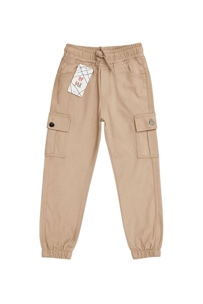 BYMN okul keten lastikli pantolon