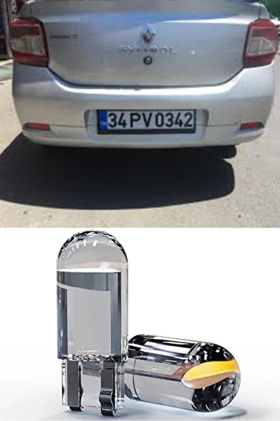 TVS Renault Symbol Plaka Aydınlatma Seti Beyaz Özel COB LED