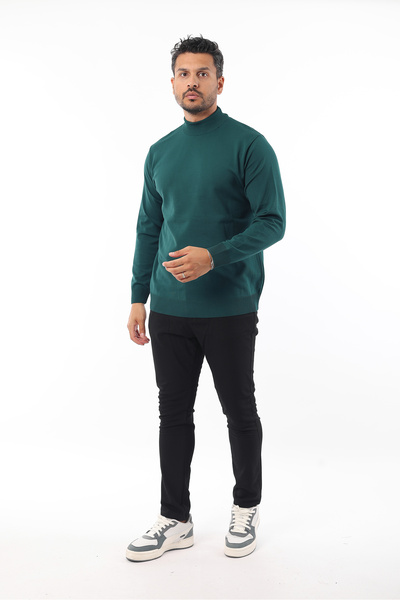 Rodrigo Men's Non-Pilling Standard Fit Half Turtleneck Knit Sweater