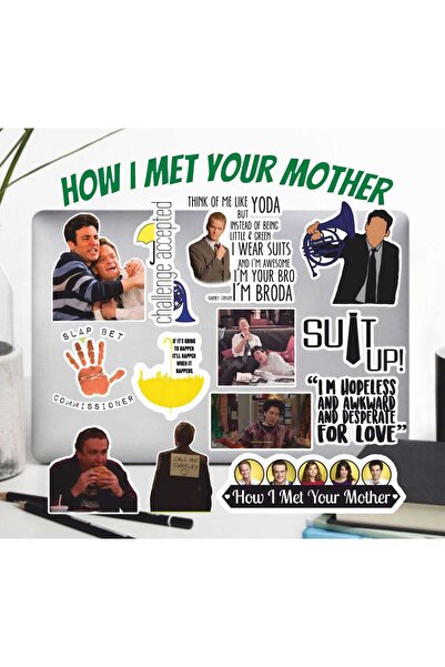 Hediyeni Al How I Met Your Mother Series 6 Sticker Set |   Laptop Agenda Notebook Tablet Phone Notebook Sticker