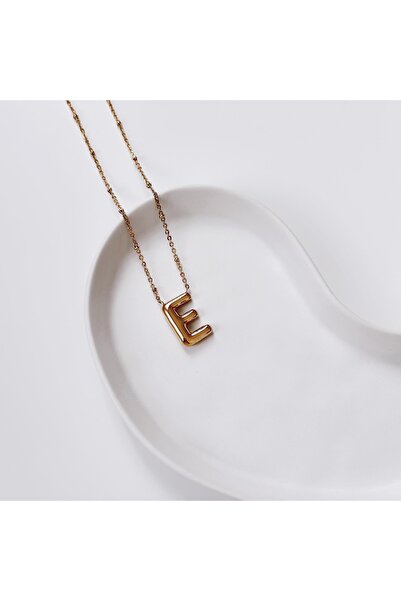 Vesce Atelier قلادة من الفولاذ بحرف E