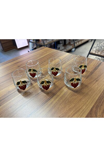 ARS HOME DEKOR Lav Lal Glassware Decorated Glass for 6 People, Suitable for Coffee, Water, Soda, and Liquor