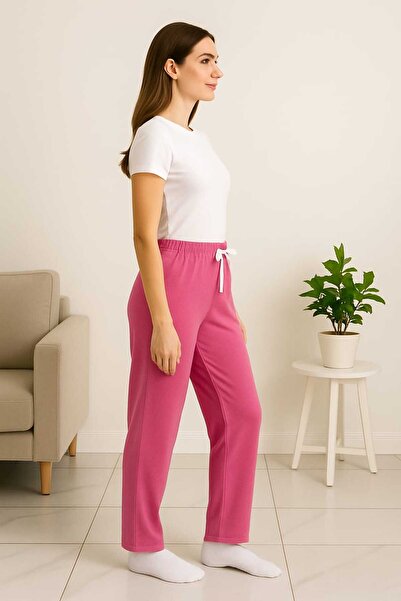 FAMES PİJAMA Winter Thick Fleece Lined Women's Pajama Bottoms