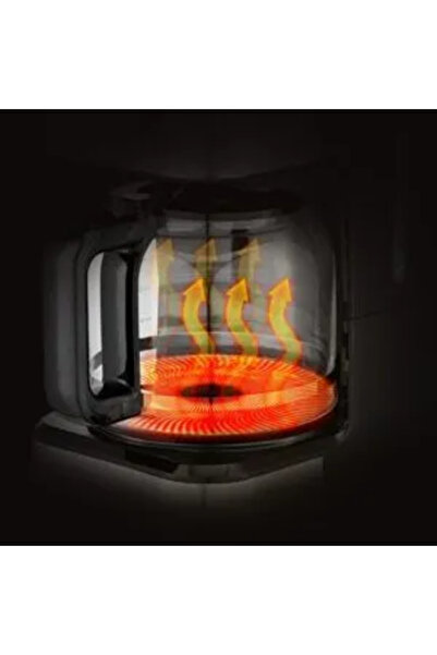 HALEY Aparat de Cafea 950W, 1.5L, LED Display, Anti-Drip, Brewing Inteligent, Inox, Control Temperstura