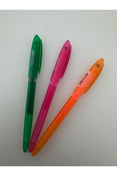 UNİ-BALL قلم جل رولر سيجنو جيلستيك برأس كروي 0.7 مم أخضر وردي برتقالي (3 قطع)