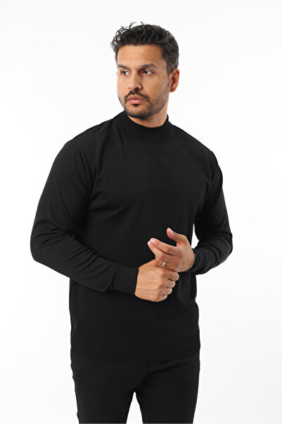 Rodrigo Pulover pentru bărbați, fără pătări, cu croiala standard, cu jumătate...