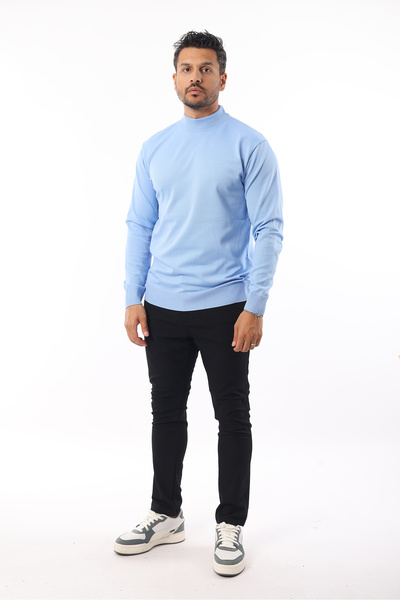 Rodrigo Men's Non-Pilling Standard Fit Half Turtleneck Knit Sweater