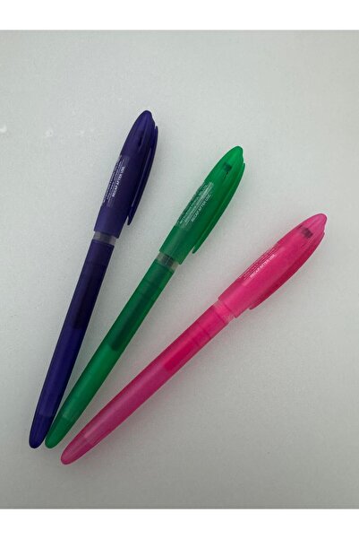 UNİ-BALL قلم جل رولر سيجنو جيلستيك برأس كروي 0.7 مم أرجواني أخضر وردي (3 قطع)