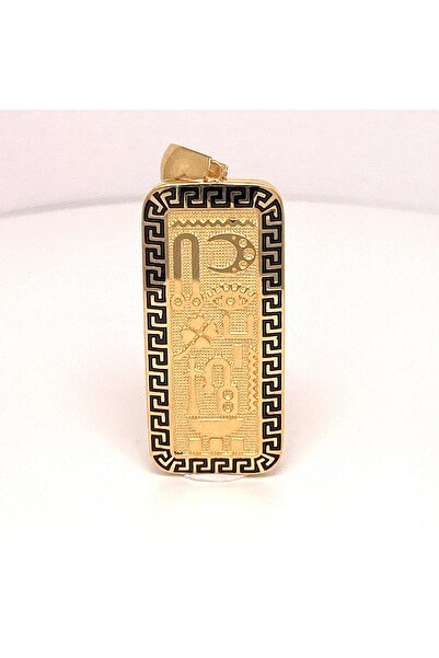 MSD KUYUMCULUK U10 Mısır Hiyeroglifleri Kolye Ucu 9.10 Gram 22 Ayar Altın Yatırımlık Hediyelik Günlük Şık Ve Zarif
