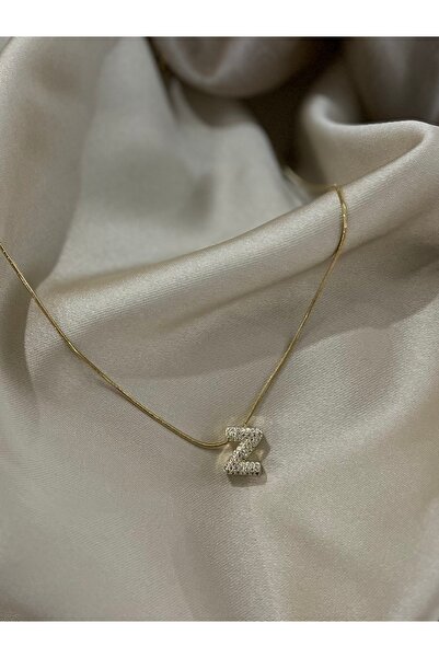 Twinssis Accessories Çelik Harf Kolye 45 cm