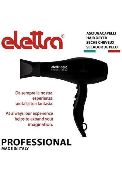 elettra professional مجفف الشعر ElytrProfessionala 3600