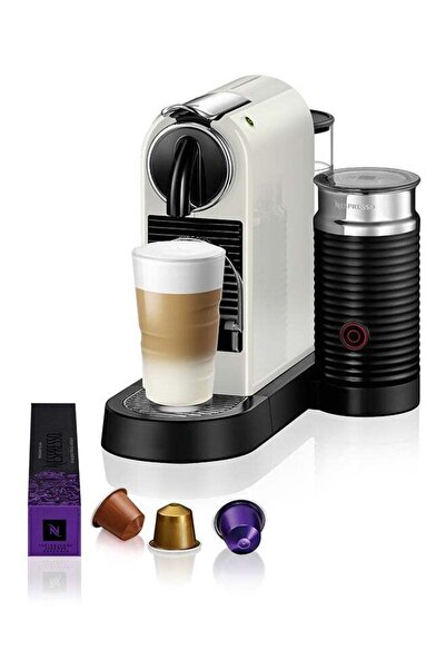 Nespresso CitiZ&milk Coffee Machine, 1L, 1710W, White