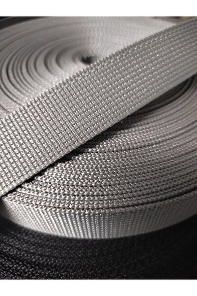 SS Oto 2.5cm Durable Gray Polyester Heavy Duty Webbing Bag Strap and Hobby Strap (1 Meter)