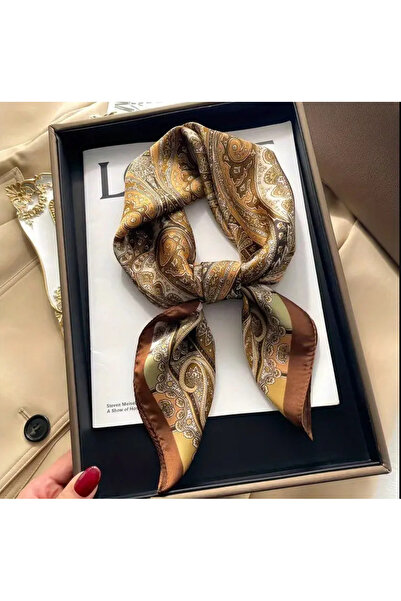 Zess store Vintage paisley desenli fular bandana eşarp