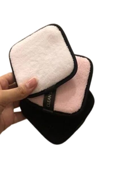 Fstyle مجموعة اسفنج لإزالة المكياج قابلة لإعادة الاستخدام والغسل 3 قطع