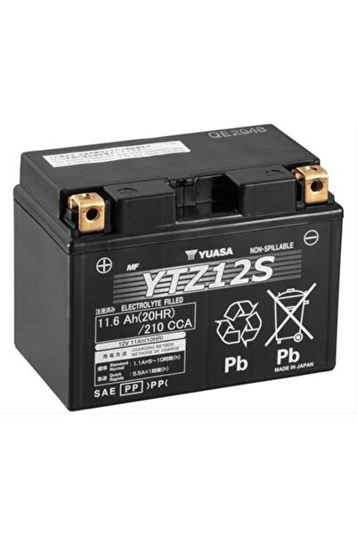 Yuasa Acumulator Moto YTZ12S 12V 11Ah 210A (WC)