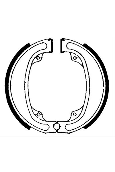 FERODO Motorcycle Brake Shoe Set FSB747 - Racing, compatible with Honda CR 12...