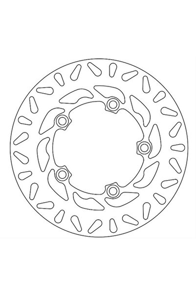 FERODO Disc de frână pentru motocicletă FMD0405R - Racing, compatibil cu Yamaha FZ6 S2, MT-03, FZ