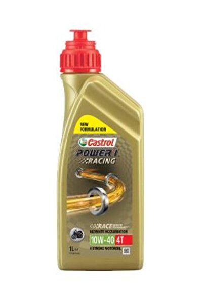 CASTROL Ulei motor sintetic pentru 4 timpi POWER 1 RACING 4T 10W40, 1 litru, ...