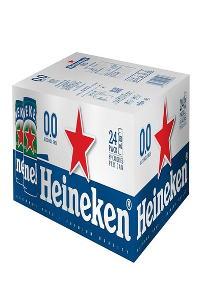 Heineken 0.0% - علبة 330 مل × 24