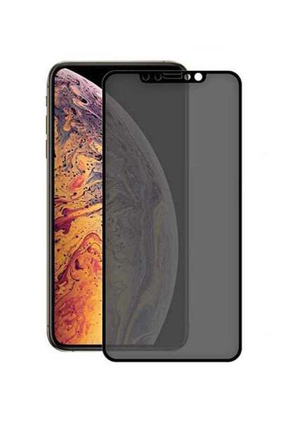 Generic زجاج مقسّى ثلاثي الأبعاد لحماية الشاشة الكاملة لهاتف Apple iPhone XS ...