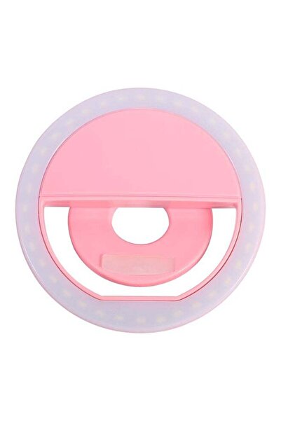 Generic حلقة فلاش سيلفي LED SG-11 باللون الوردي