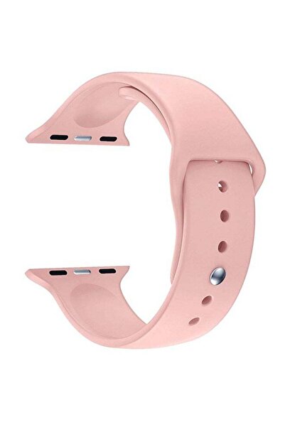 lnkoo سوار سيليكون بديل لساعة Apple Watch Series 3/2/1 باللون الوردي العتيق