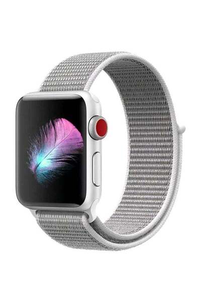 ozone سوار بديل لساعة Apple Watch Series 1/2/3/4 مقاس 38/40 مم رمادي