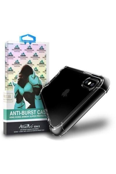 Generic غطاء حماية شفاف مع واقي شاشة لهاتف Apple iPhone X