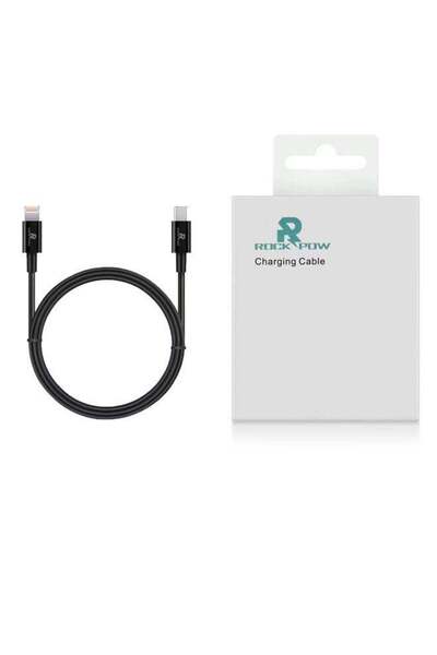 ROCK POW 20W Fast Charger USB-C to Lightning Charging Cable (Apple MFi Certified) 2m