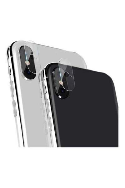 Muzz 2-Piece Back Camera Lens Protector For Apple iPhone X/iPhone XS/iPhone XS Max Clear