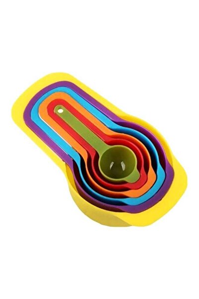 Generic ملاعق قياس متعددة الألوان، 6 قطع