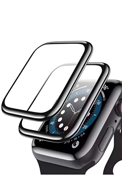Generic 2 pieces of transparent nano hard shell to protect the screen of Apple Watch Series 8 size 41mm
