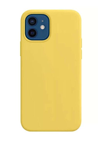 Generic Flexible and modern silicone case for iPhone 14Plus yellow color
