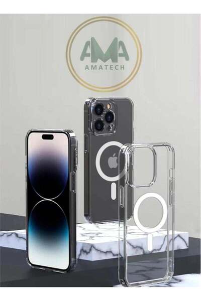 Generic Transparent cover supported by the edges that supports wireless charging for iPhone14Pro Max