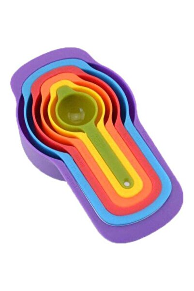 CoolBaby مجموعة ملاعق قياس متعددة الألوان، مكونة من 6 قطع