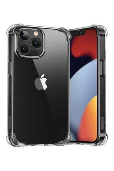 Generic غطاء حماية شفاف بأربع زوايا لهاتف Apple iPhone 13 Pro