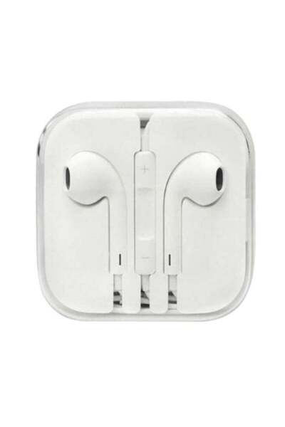 Generic سماعات أذن مع ميكروفون باللون الأبيض
