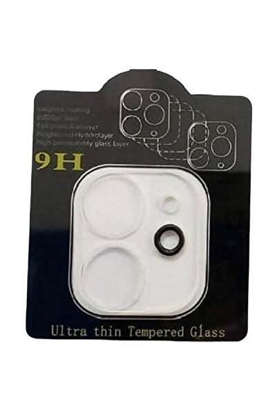 Generic واقي شاشة زجاجي لعدسة الكاميرا لجهاز Apple iPhone 11 شفاف