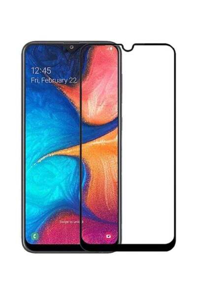 Margoun واقي شاشة زجاجي مقوى جراند شيلدز لهاتف سامسونج جالاكسي A32، أسود/شفاف