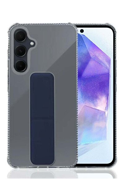 Generic Protective cover with finger grip stand for Samsung A14 5G