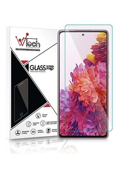 Wtech واقي شاشة زجاجي مقوى لهاتف سامسونج جالاكسي S20 FE شفاف