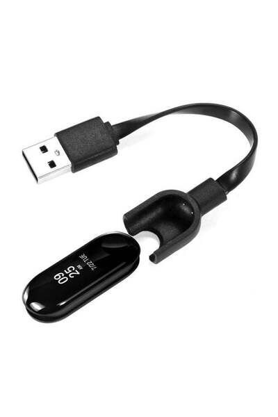 CAFELE Fast Charging Cable For Xiaomi Band 3 Smart Bracelet Black