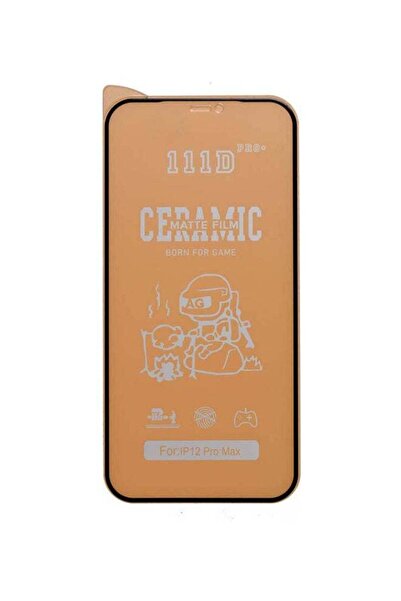 Generic واقي شاشة نانو سيراميك 111D لهاتف iPhone 12 Pro Max شفاف
