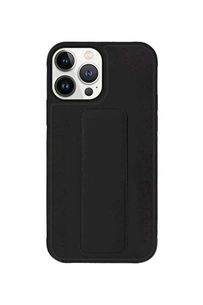 Margoun Protective Case Cover With Finger Grip Stand For iPhone 13 Pro Black