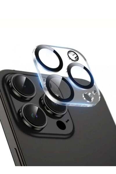 Generic Transparent camera protection with black circles for iPhone 12Pro Max