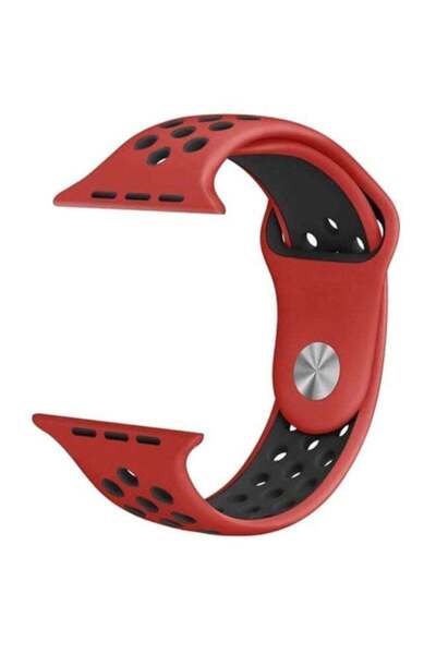 Margoun Silicone Replacement Band For Apple Watch Series 1/Series 2/Sport Edition 42mm Red/Black
